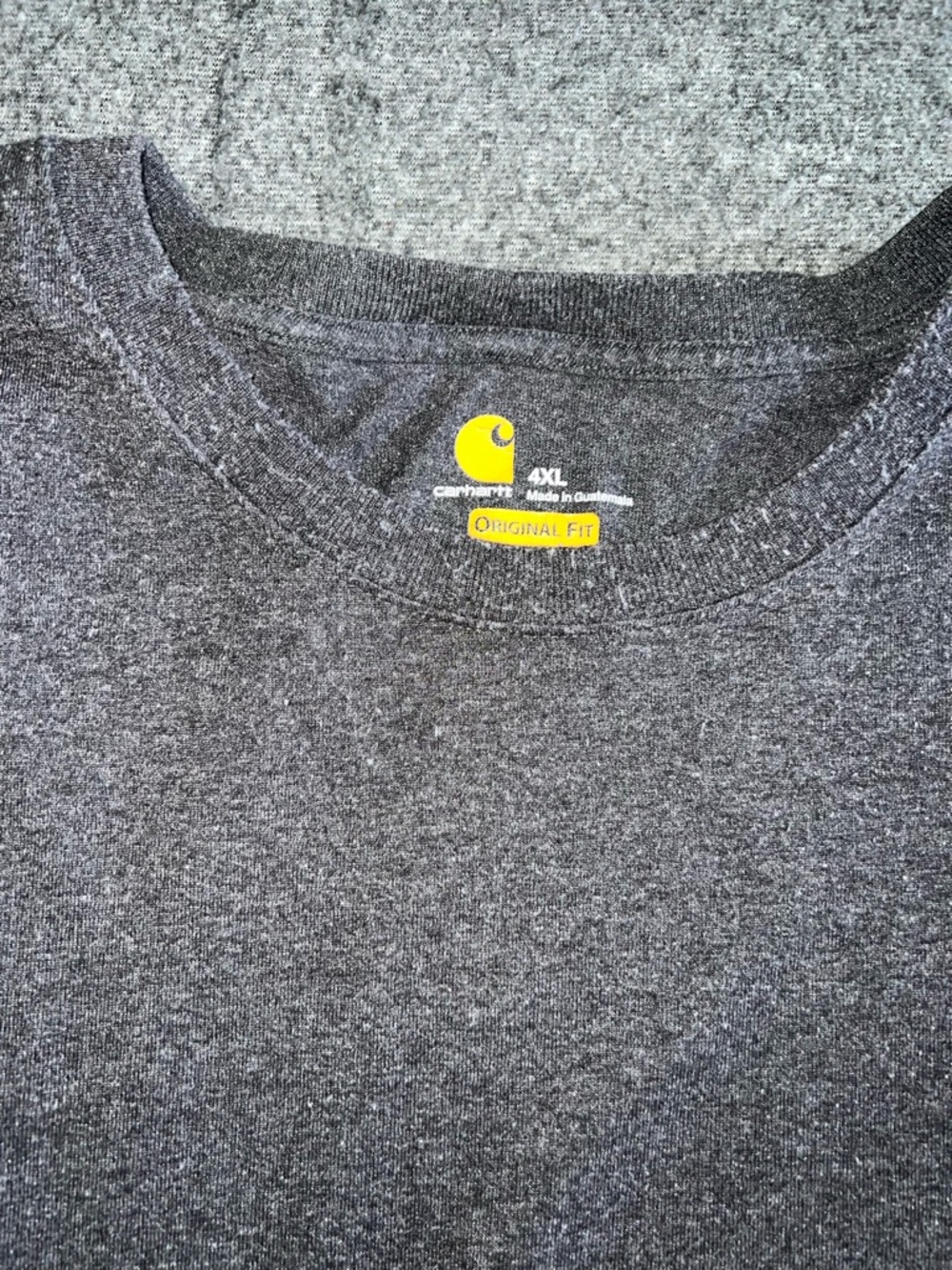 Carhartt Men’s Loose Fit Heavyweight Long Sleeve Work Logo Graphic Tshirt 4XL - Picture 3 of 5